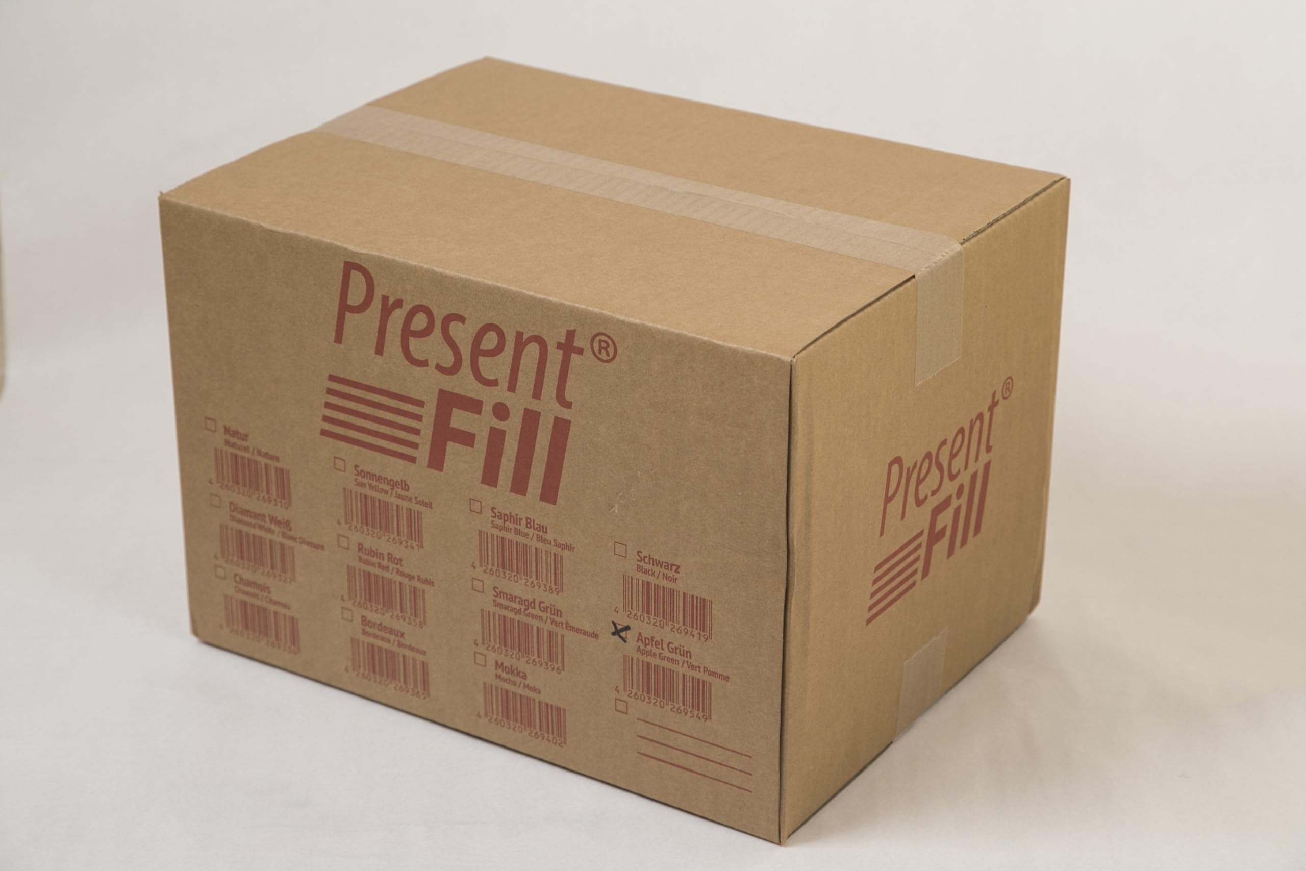 10 kg PresentFill®️ Materiał wypełnienia przyjazny dla środowiska materiał tapicerski, diament, biały ze 100% papieru z recyklingu do koszy prezentowych, wysyłki, opakowanie - materiał opakowaniowy do pakowania | wypełniania, tapicerki, wypychania, dekoro