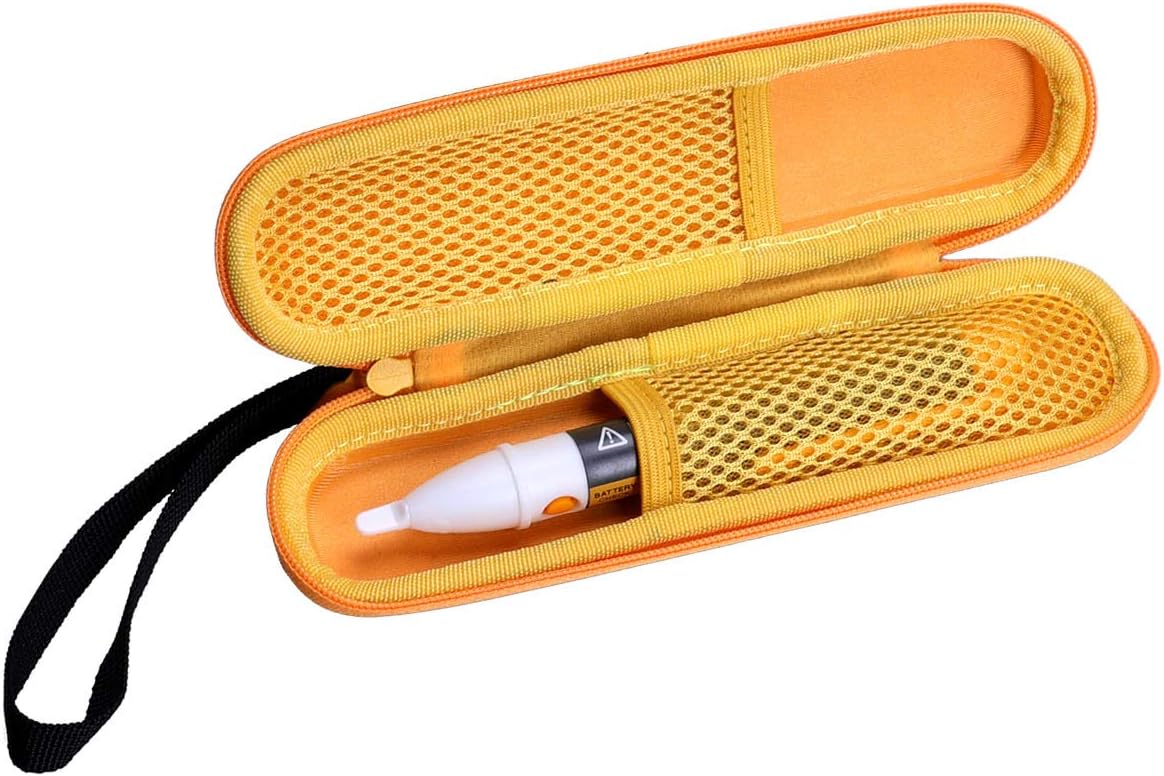 LTGEM Tester Pen Hard Carrying Case Compatible With Fluke 1AC VoltAlert Non-Contact Voltage Tester / 2AC Alert Voltage Tester Pen (Case Only)