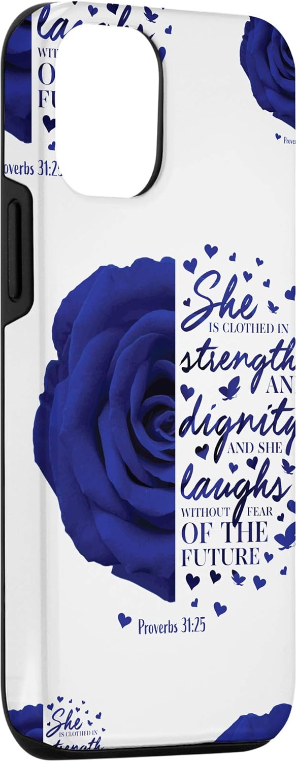 iPhone 12/12 Pro Proverbs 31 Christian Bible Verse Gifts Women Mom Daughter Case