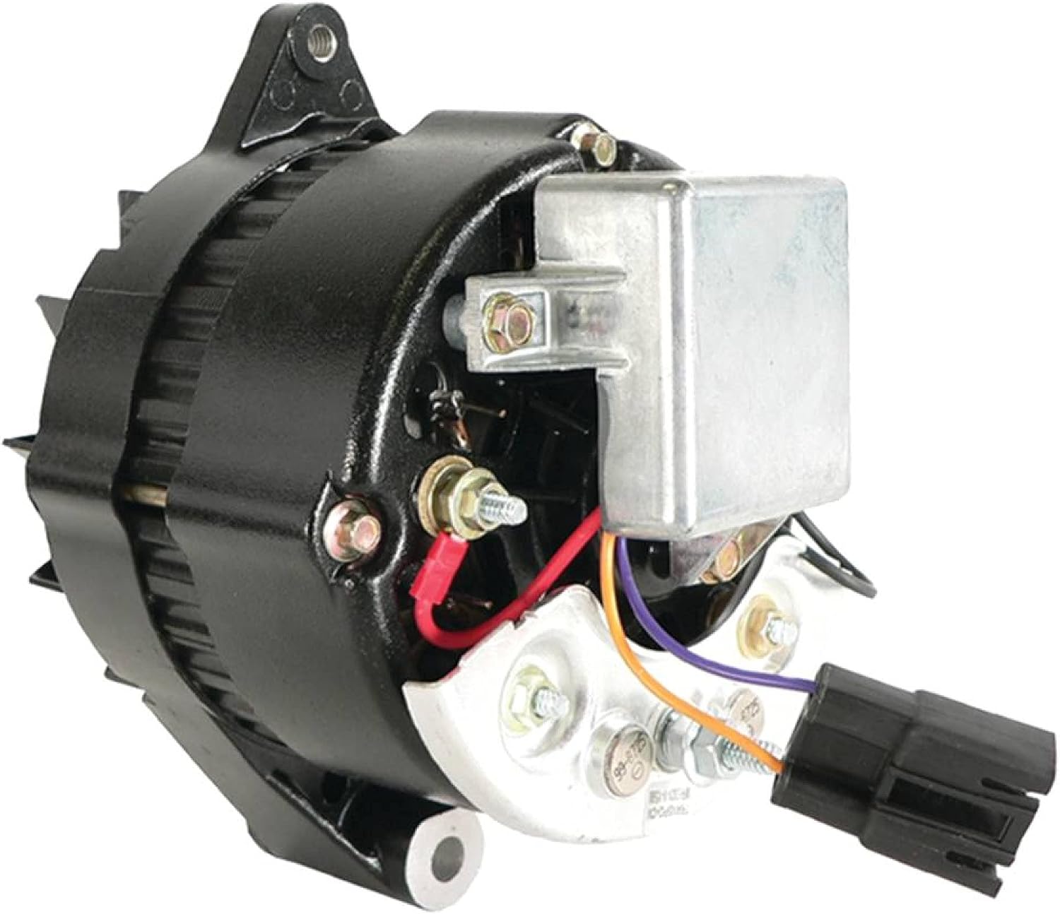 Complete Tractor Alternator 1400-0568 Compatible with/Replacement for John Deere 344E Indust/Const, 4400 Compact Tractor, 4420 Combine, 484 Cotton Picker, 6620, 7445 Cotton Picker AR40420, AR47937