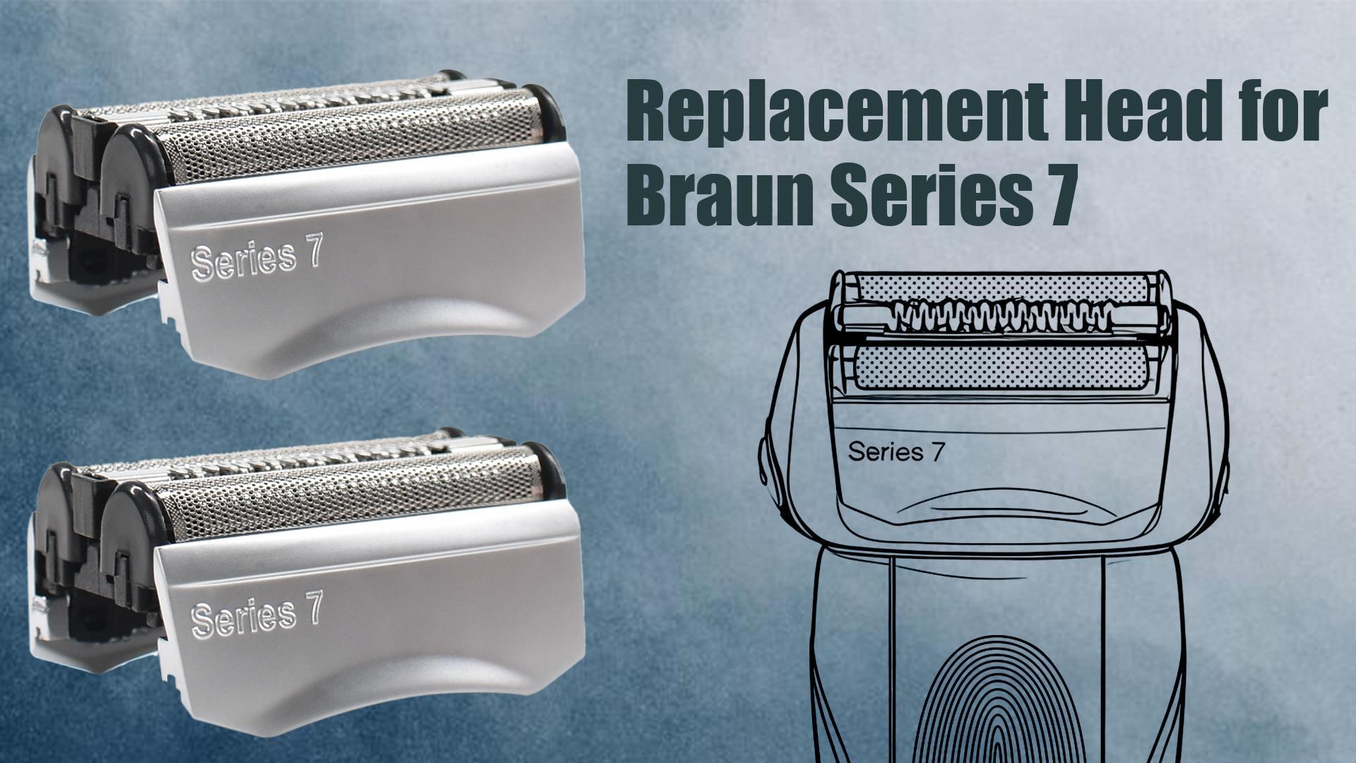 Amazon.com: 2 Pack Series 7 70S Electric Shaver Head Replacement