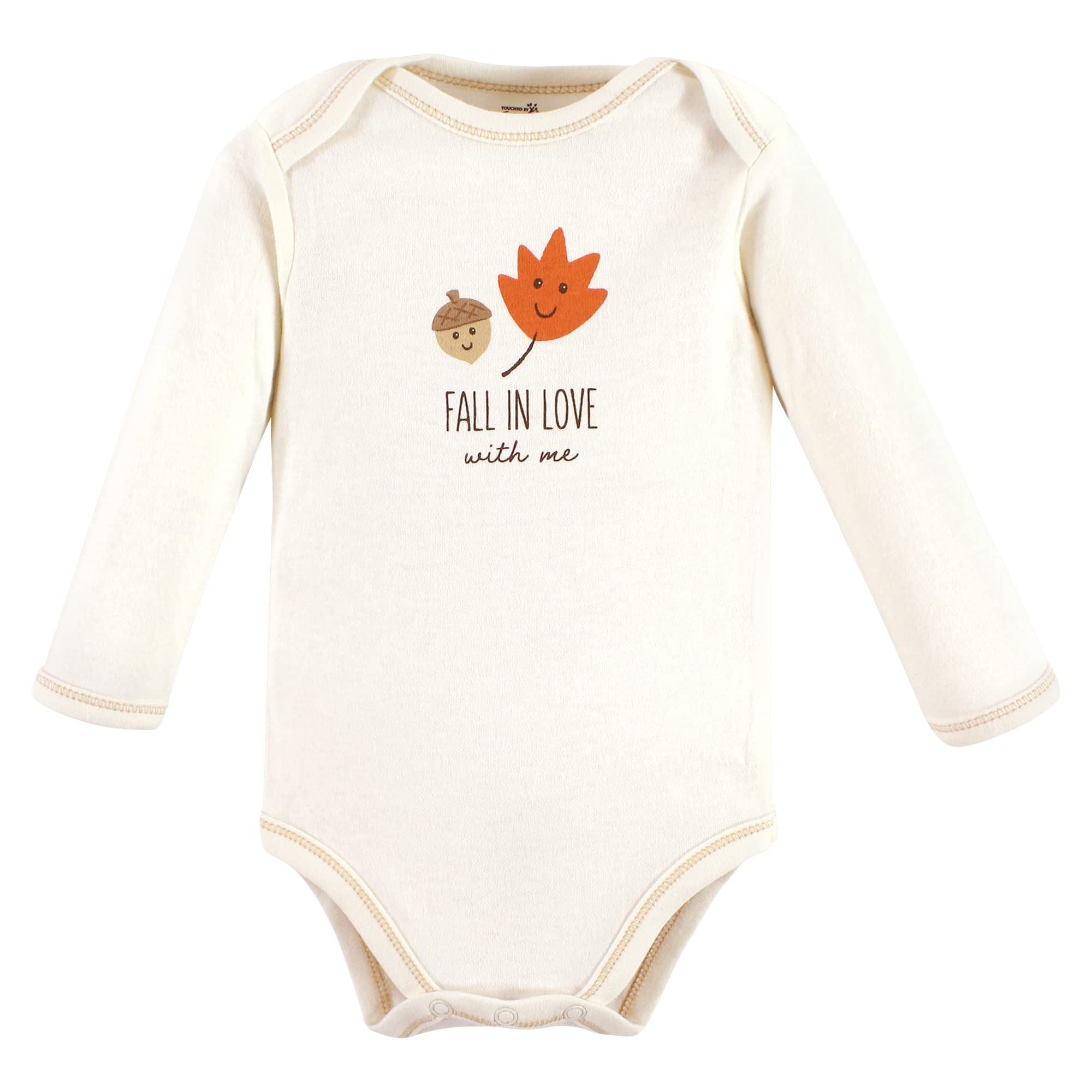 Touched by Nature Unisex Baby Organic Cotton Bodysuits T-Shirt-Set