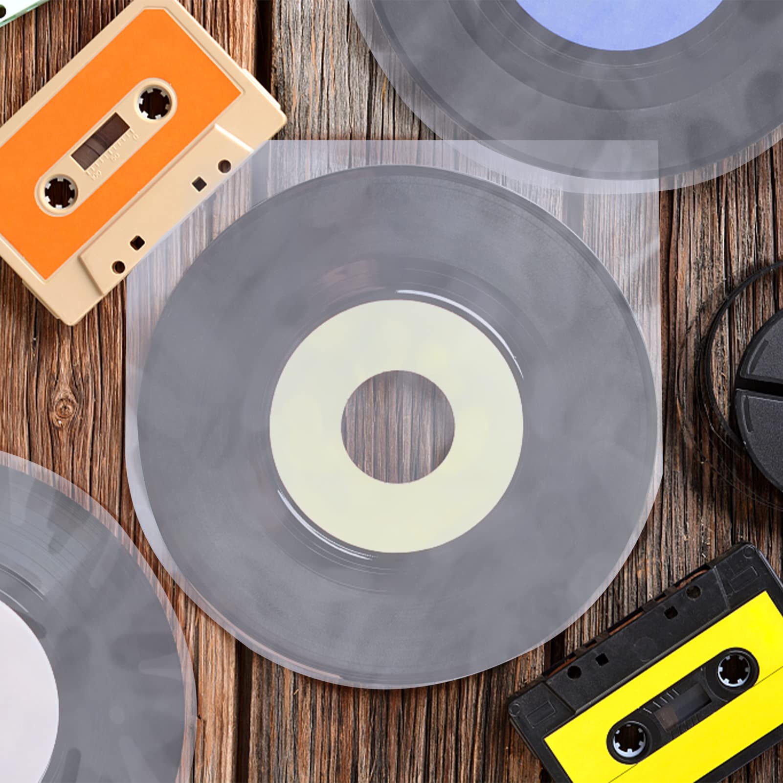 ACTUA MUSIC - Protection Disques Vinyles - Sous-pochette - 100 Sous-pochettes Doublées Pour 33 Tours