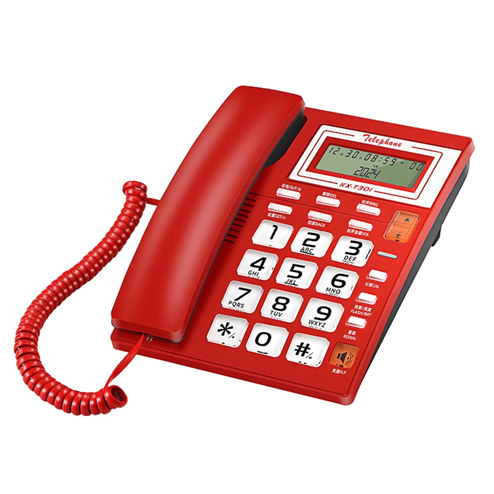 Téléphone fixe à grosses touches pour rompre l'isolement à la maison - 8
