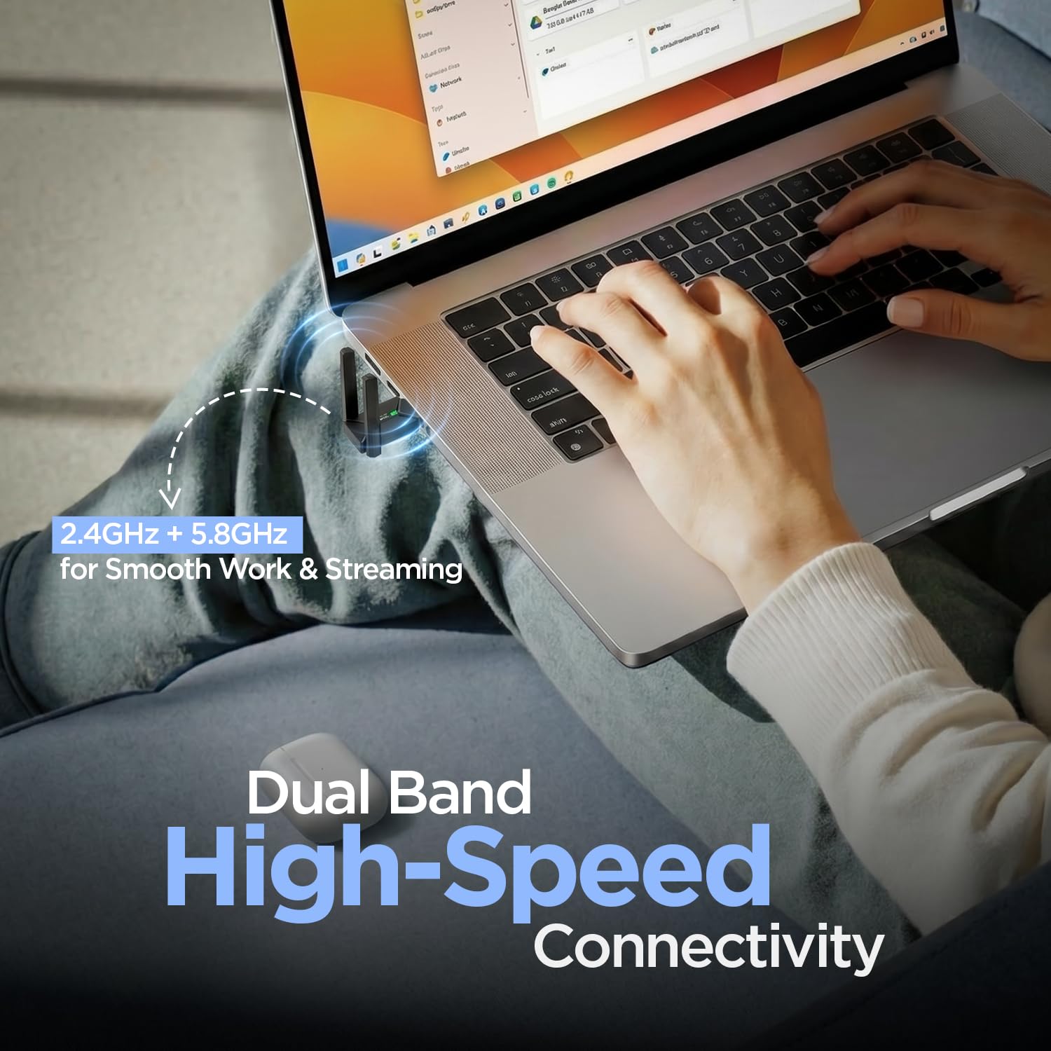 UNIGEN WiFi USB Adapter - Dual Band & Bluetooth 5.4 -3