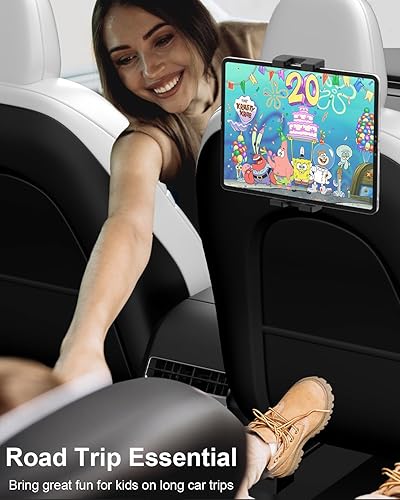 Miniatura 3 de woleyi Soporte para reposacabezas de tableta Tesla Model Y Model 3 Model S Model X - Soporte para tableta de asiento trasero Tesla 2025 para iPad