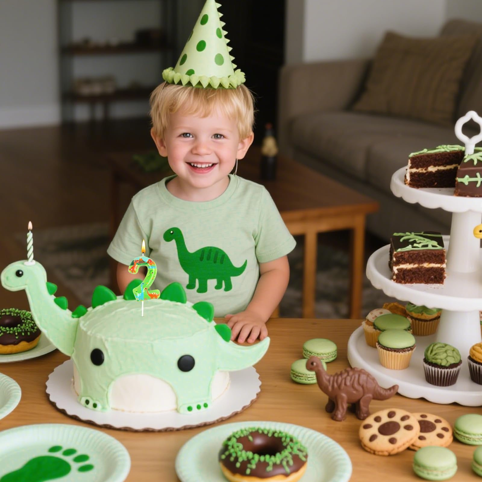 Bougie - Dinosaure - Jour de Fête - Dinosaures - Top Thèmes