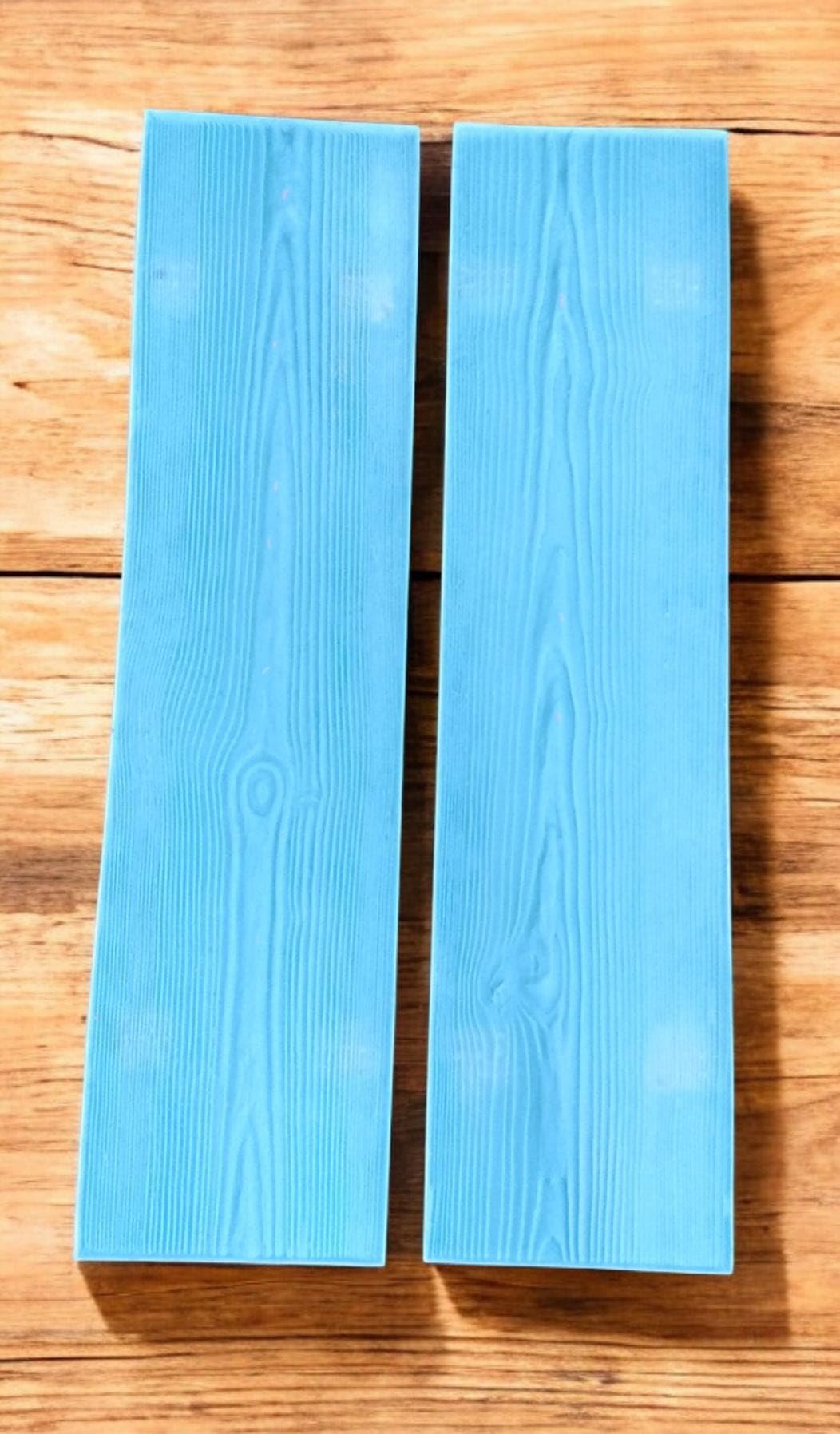Molde de hormigón impreso imitacion Lama Madera Cenefa Madera 98 x 24 cm - Moldes Hormigon Impreso (FLEXIBLE)