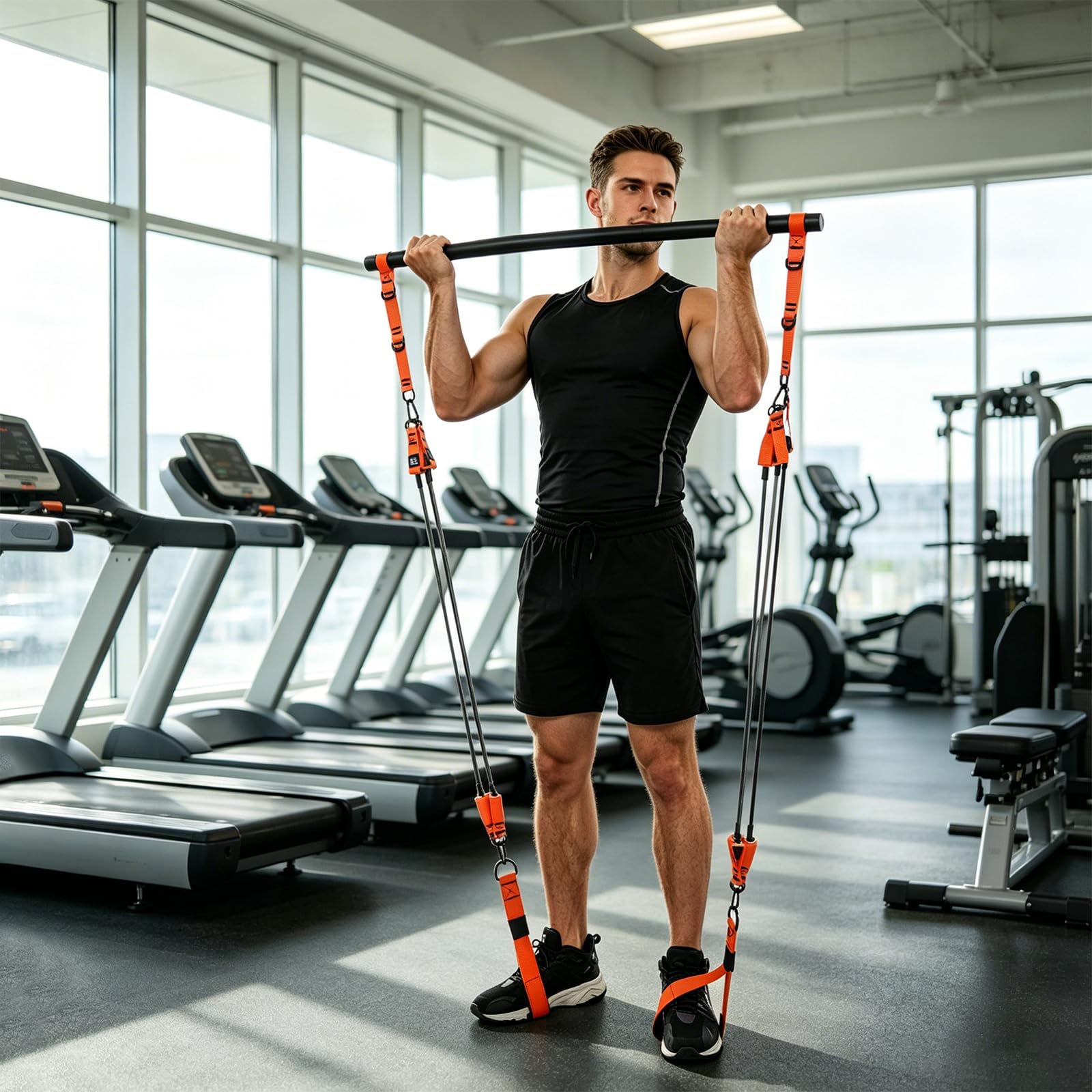 Juego de 6 bandas de entrenamiento duraderas y versátiles