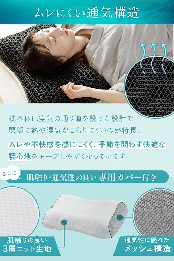 新品未使用 NERUSIA ジェル枕 寝具専門店が作る枕 究極の寝返り体験 Amazon｜NERUSIA 究極の寝返り体験 寝具専門店が作る枕 整形
