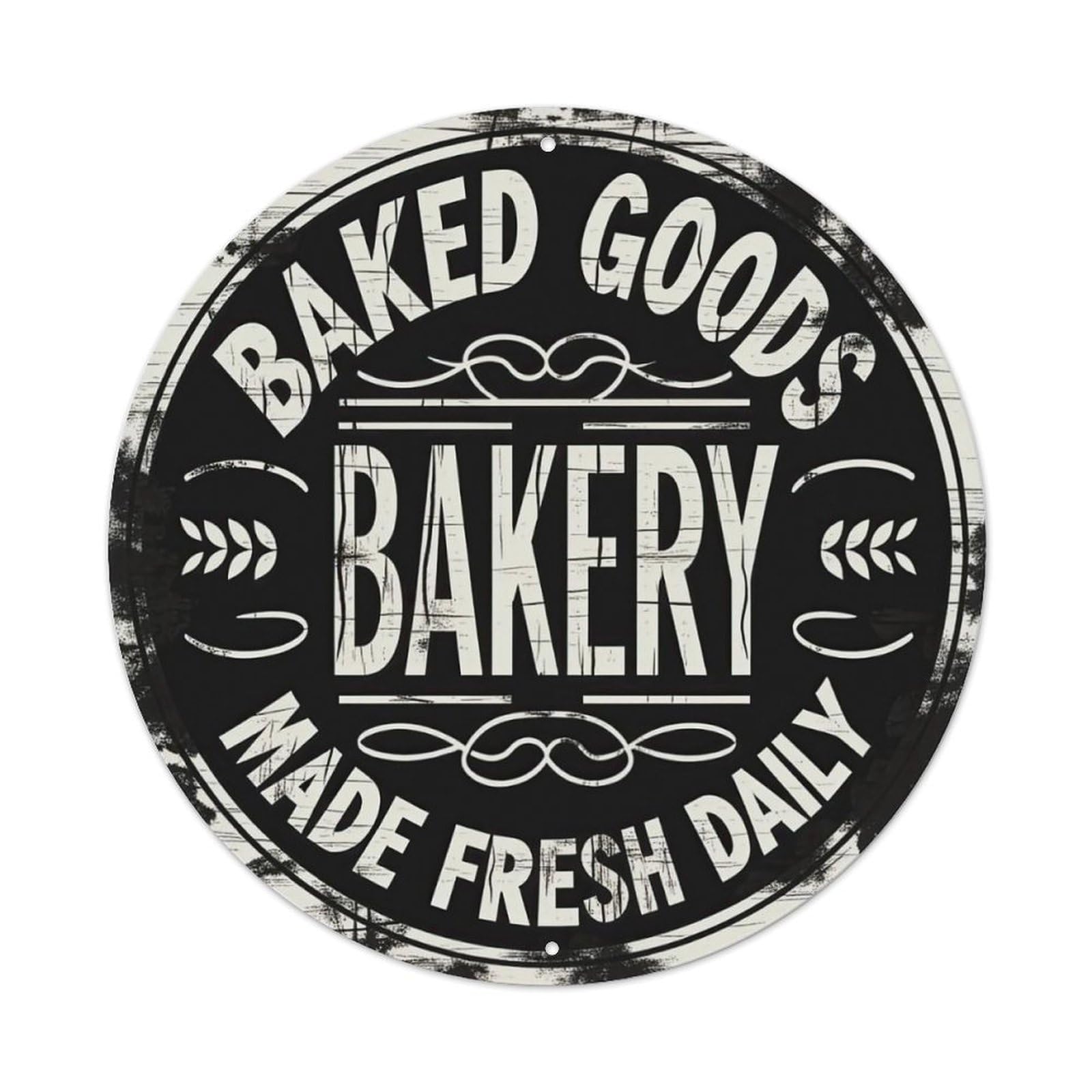 Baked Goods Bakery Made Fresh Daily Metal Tin Sign