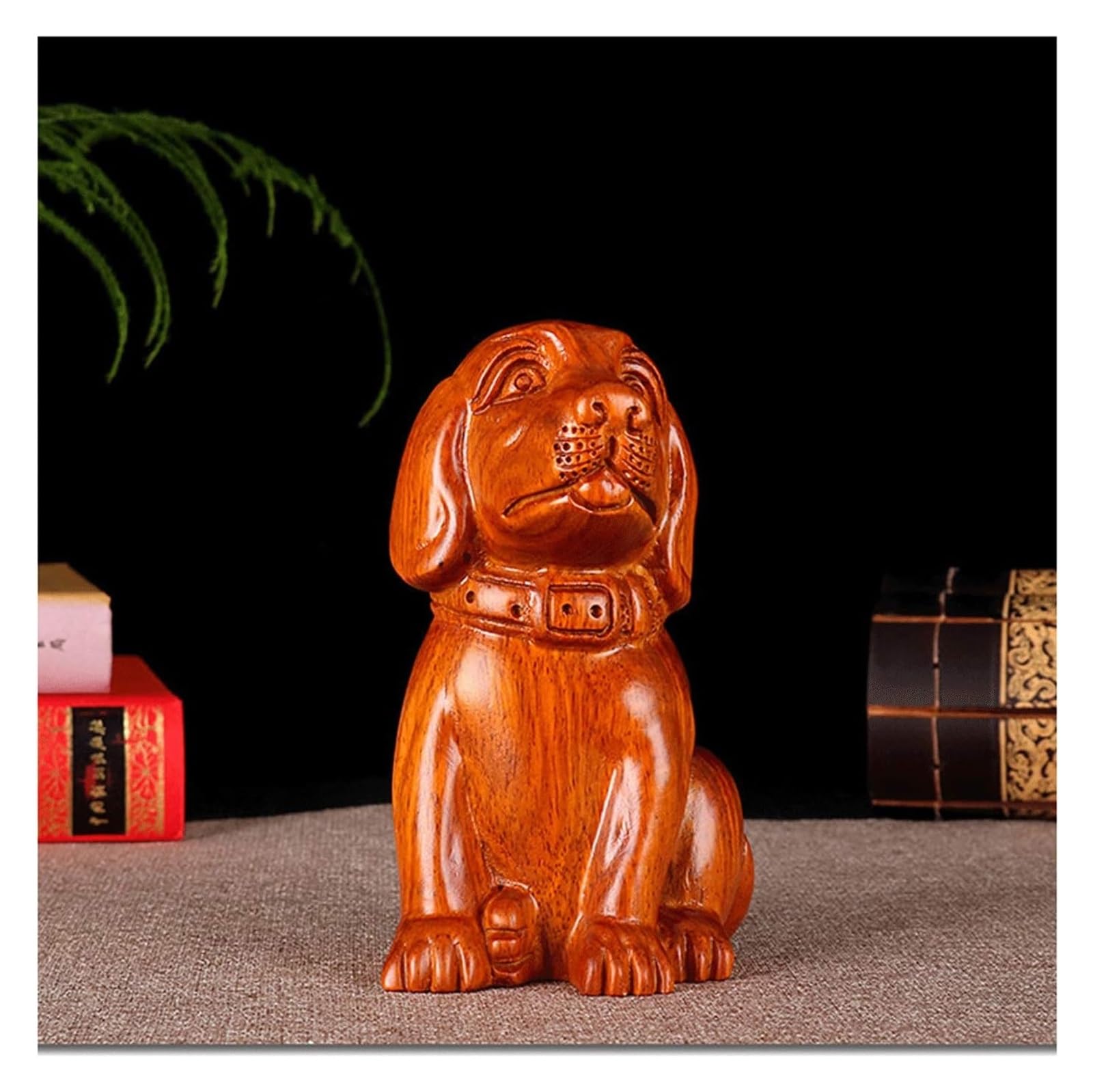 MNUvxzaewf Sculpture Tabletop The Superbly Carved Dog Animal Statue Twelve Zodiac Feng Shui Furnishings Are Used As Luckys(Animal Horse,S)
