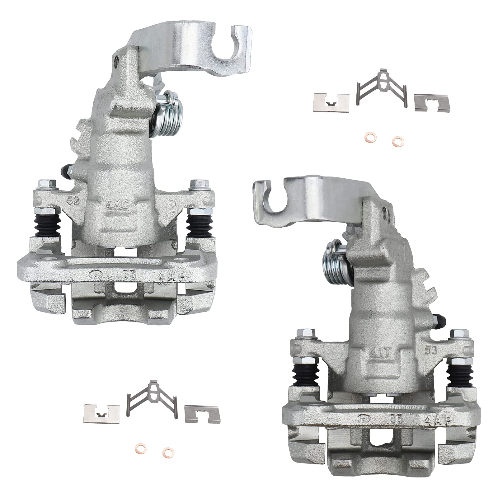 Photo 1 of MAYASAF 19B2068 19B2069 Rear Disc Brake Caliper Both Side Caliper Assembly Fit 1998-2007 Honda Accord, 2004-2008 Acura TSX Base 19B2068+19B2069 (Rear Left & Right)