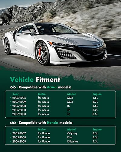 Miniatura 6 de SCITOO Alternador de alto rendimiento 130Amp 11030 Reemplazo nuevo para Acura para MDX 2005-2009, para Acura para RL TL 2005-2008, para Honda para
