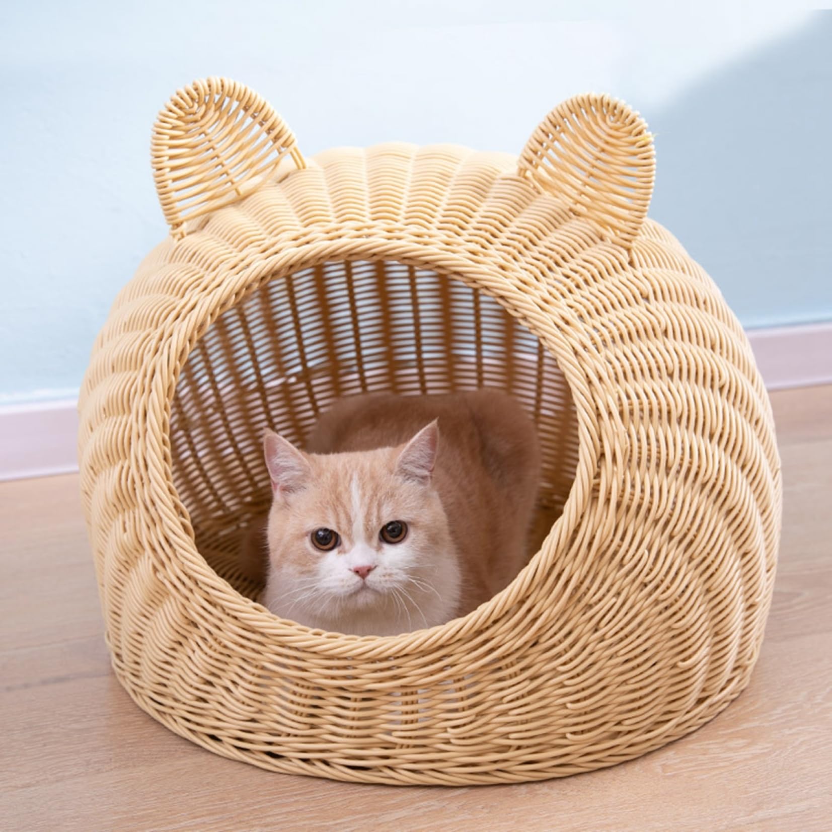 猫 ハウス キャットハウス 藤編み 通気性 耐久性 洗える おしゃれ 四季通用 楽天市場】【20%OFFクーポン〜】猫 ハウス キャットハウス 通気