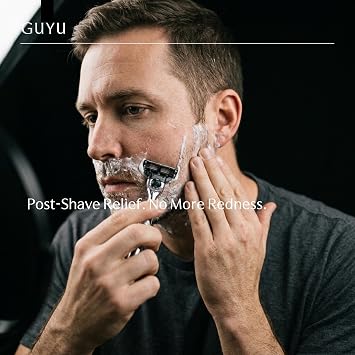 Anti Aging Face Moisturizer Aftershave for Men | Face Lotion after Shave Hyaluronic Acid Ceramide | Non-Greasy Parabens Alcohol Free | Hydrating Firming Calming Soothing Damaged Skin(2.03 Fl Oz)