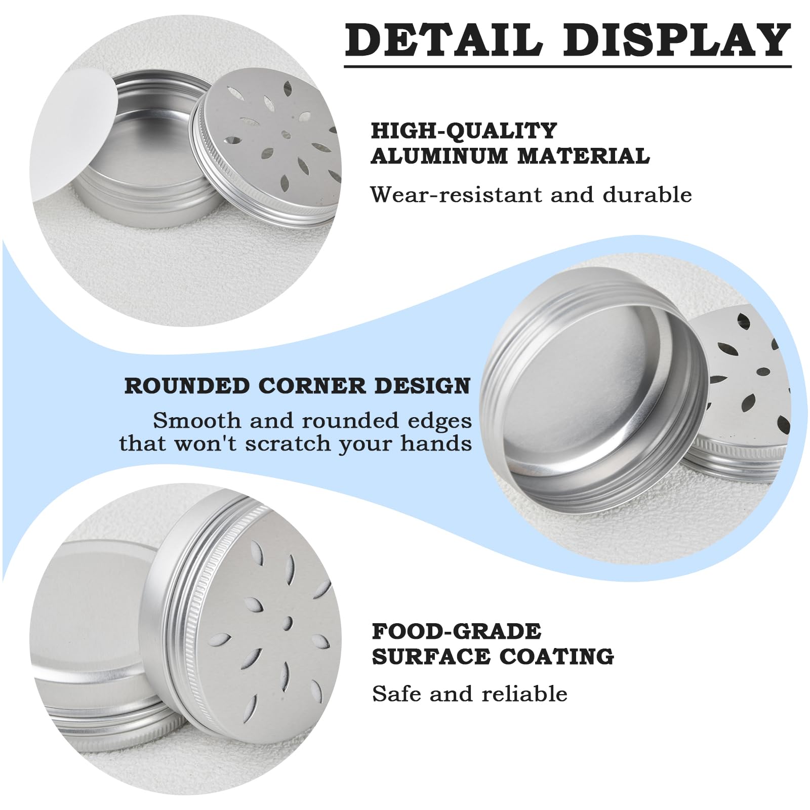 Lot de 12 Boîte de Dressage à l’Odeur – Kit entraînement Nez Chien, Boîtes à Parfum en Aluminium pour Activités de Reniflement, Détection d’odeurs et Stockage Aromatique (Argenté)