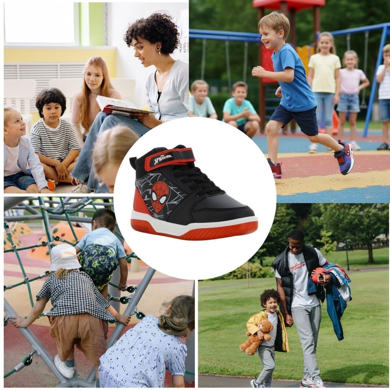 Leomil Spiderman Zapatillas Niño Deportivas | Zapatos para niños, Ligeros y cómodos, Ideal para la escuela y el tiempo libre, Marvel, Regalo para Niños