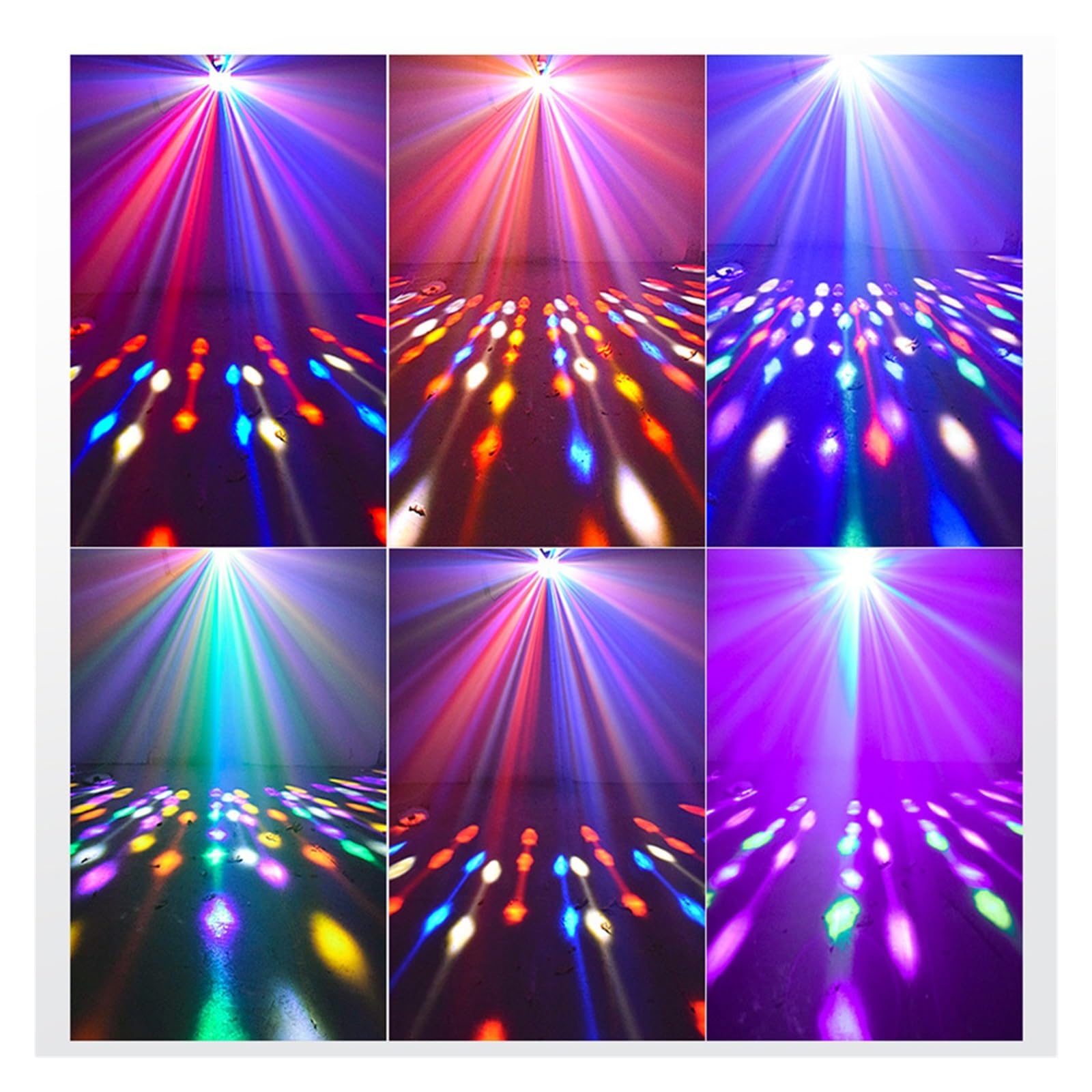 Oświetlenie Sceniczne, DMA Stage Music RGB Disco Light Bar Bounce Light Wedding Birthday Party Lampka ze zdalnym sterowaniem
