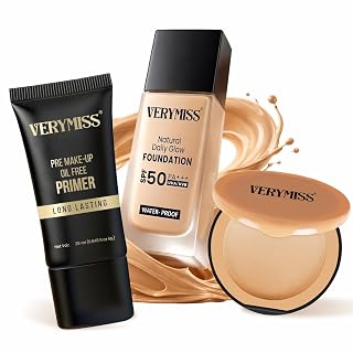 VERYMISS Makeup Combo | Pack of 3 | Vegan | Easy Application | Best Makeup Kit for Women & Girls | Ideal Gift Set (1 count (Pack of 3))