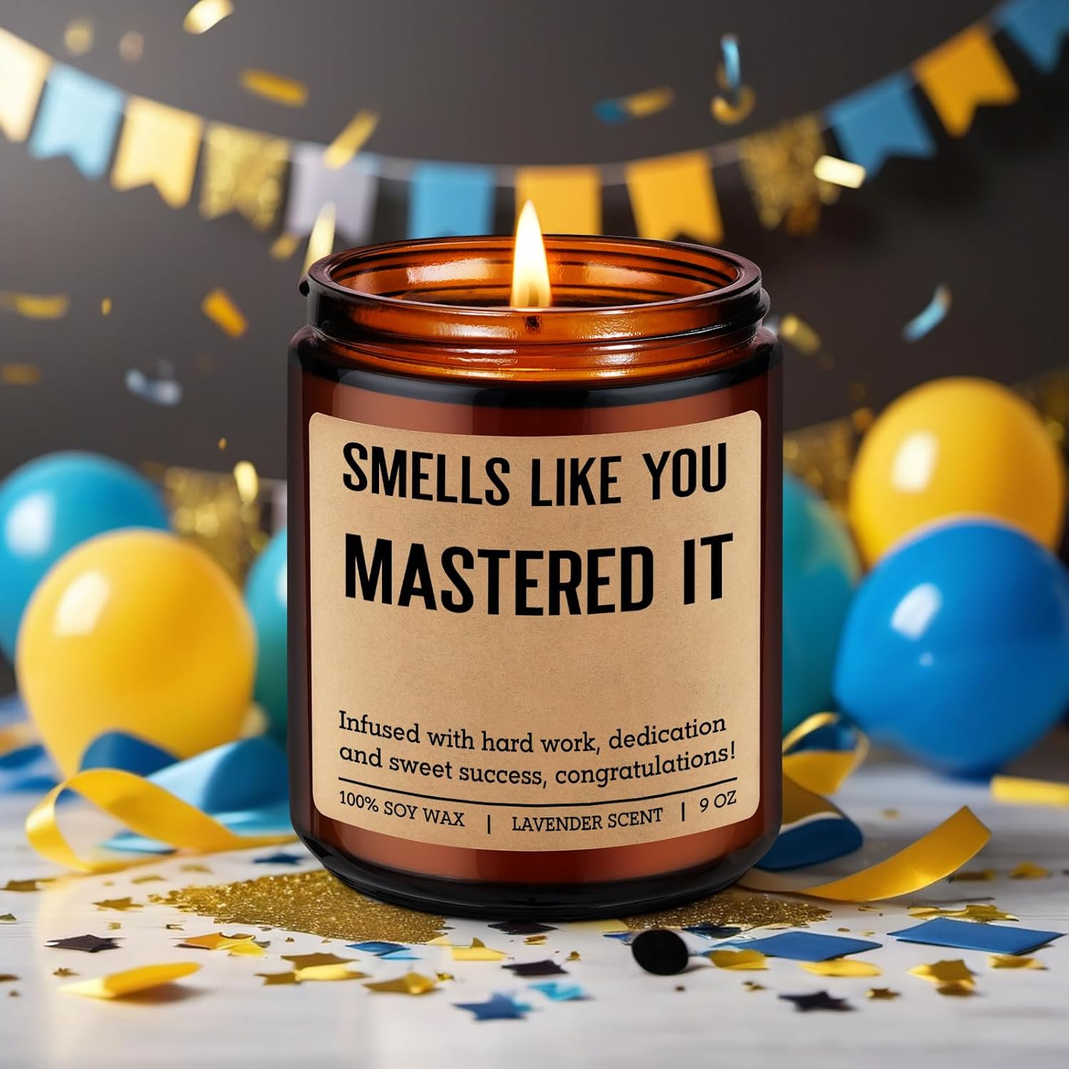 Fairy's Gift Grad Candle, Masters Degree Graduation Gifts for Her Him, 2026 Graduation Gifts for Masters Degree Women Men, Congratulations Presents for MBA Graduates, Congrats Presents for Masterate - Image 4