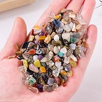 Albrsoy 600g Csiszolt Féldrágakő Mix 8-16mm Gyerekeknek DIY Dekorációhoz 4