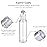 PrettyCare Set of 60, 10 ml Essential Oil Roller Bottles with Stainless Steel Roller Ball - Bulk Refillable Leak-proof Empty Clear Glass Roll on Bottles with Silver Metal Caps for Travel, Perfume