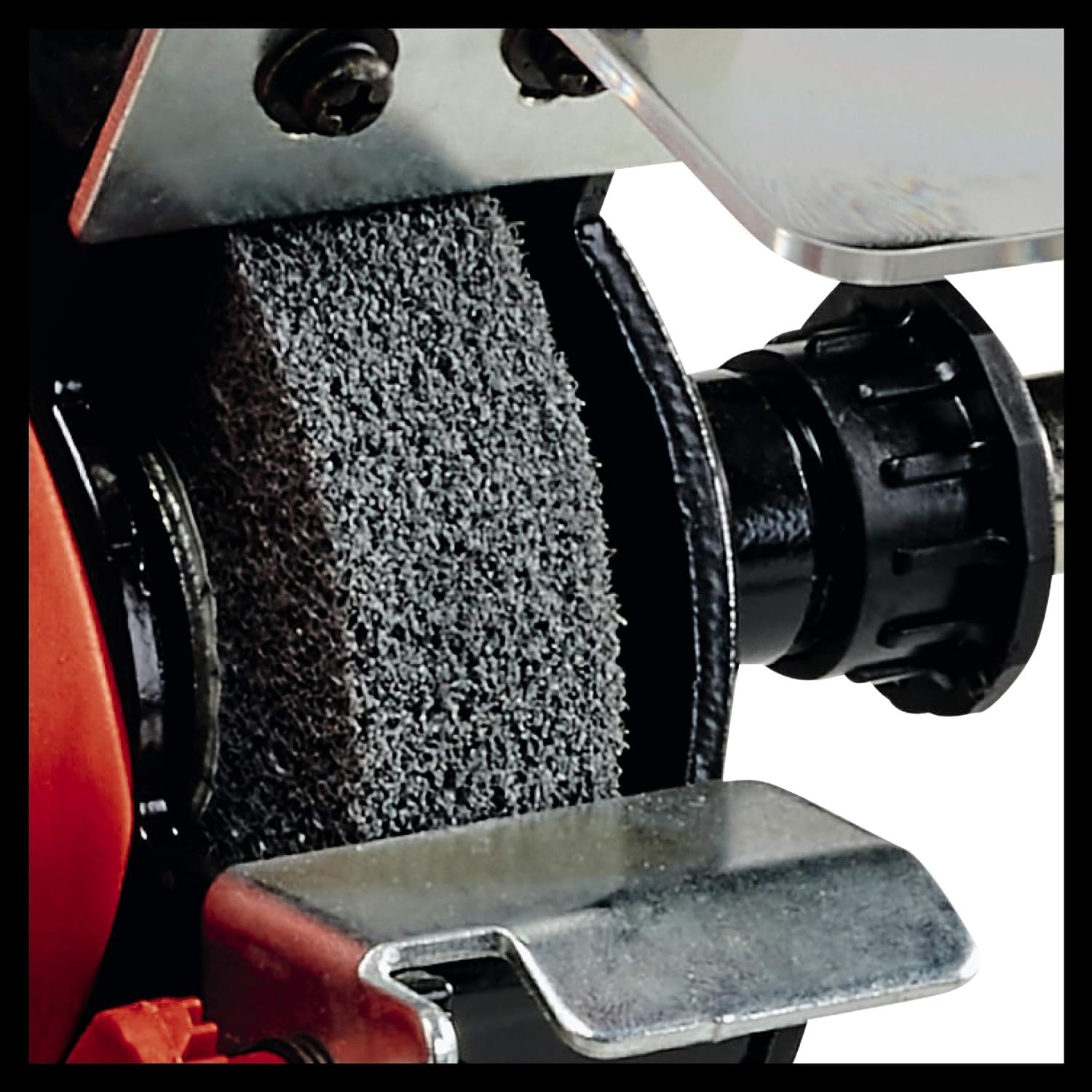 Einhell Esmeriladora doble TC-XG 75 Kit (máx. 150 W, muelas abrasivas de Ø75xø10x20 mm, incl. muela abrasiva K120/K400, eje flexible, juego de 85 piezas con diferentes accesorios)