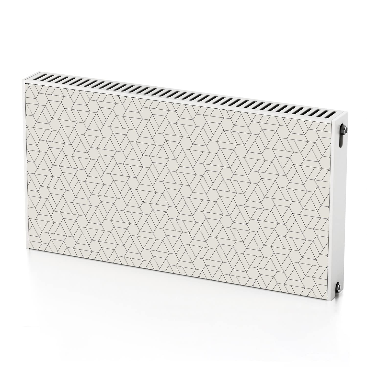 Autocollant de radiateur magnétique 110x60 cm au motif de lignes fines