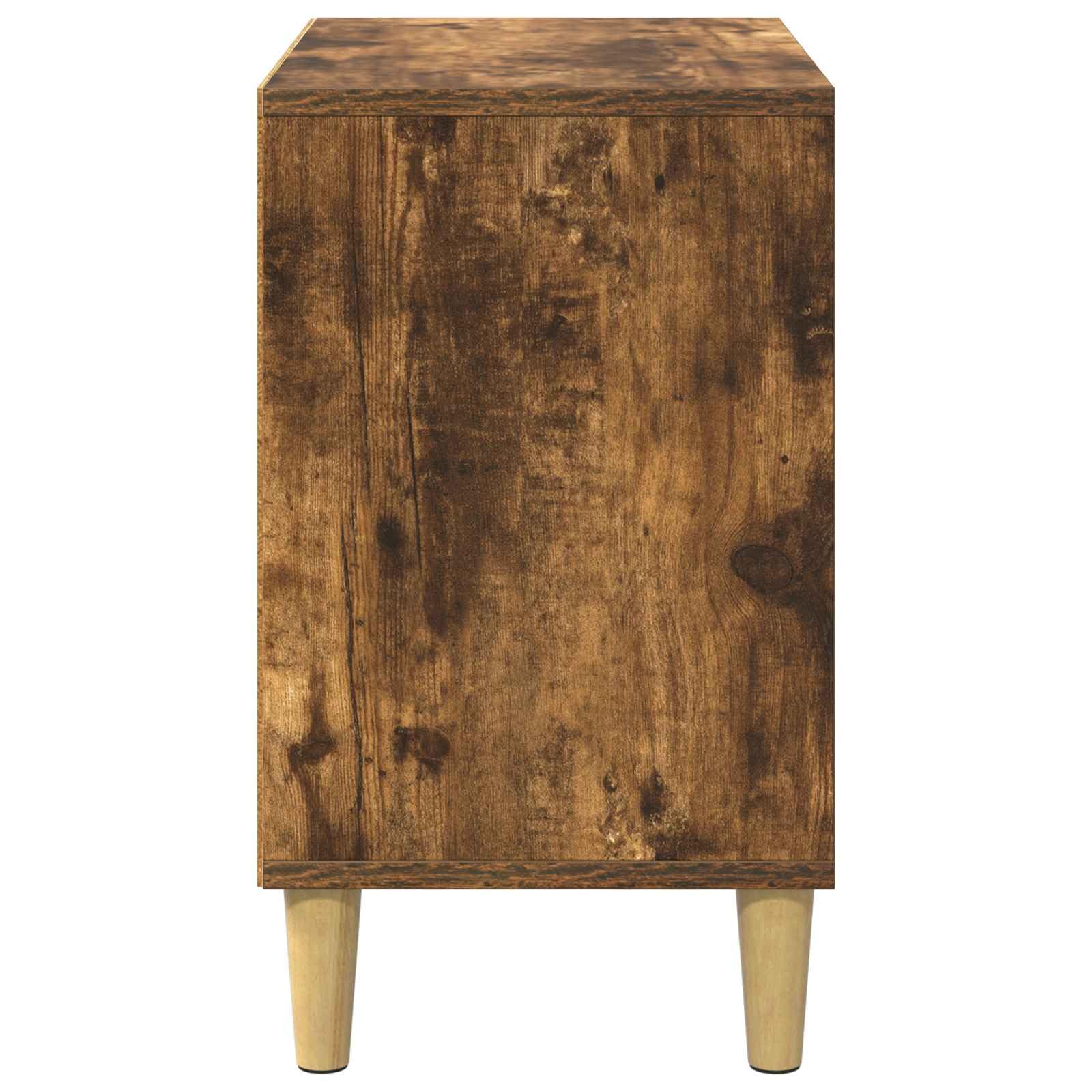 Katzenhaus Holzwerkstoff Geräucherte Eiche 51 x 30 x 52 cm | Stabiler Rückzugsort fürs Wohnzimmer ausHolzwerkstoff mit 60 kg Belastbarkeit und minimalistischem Design.