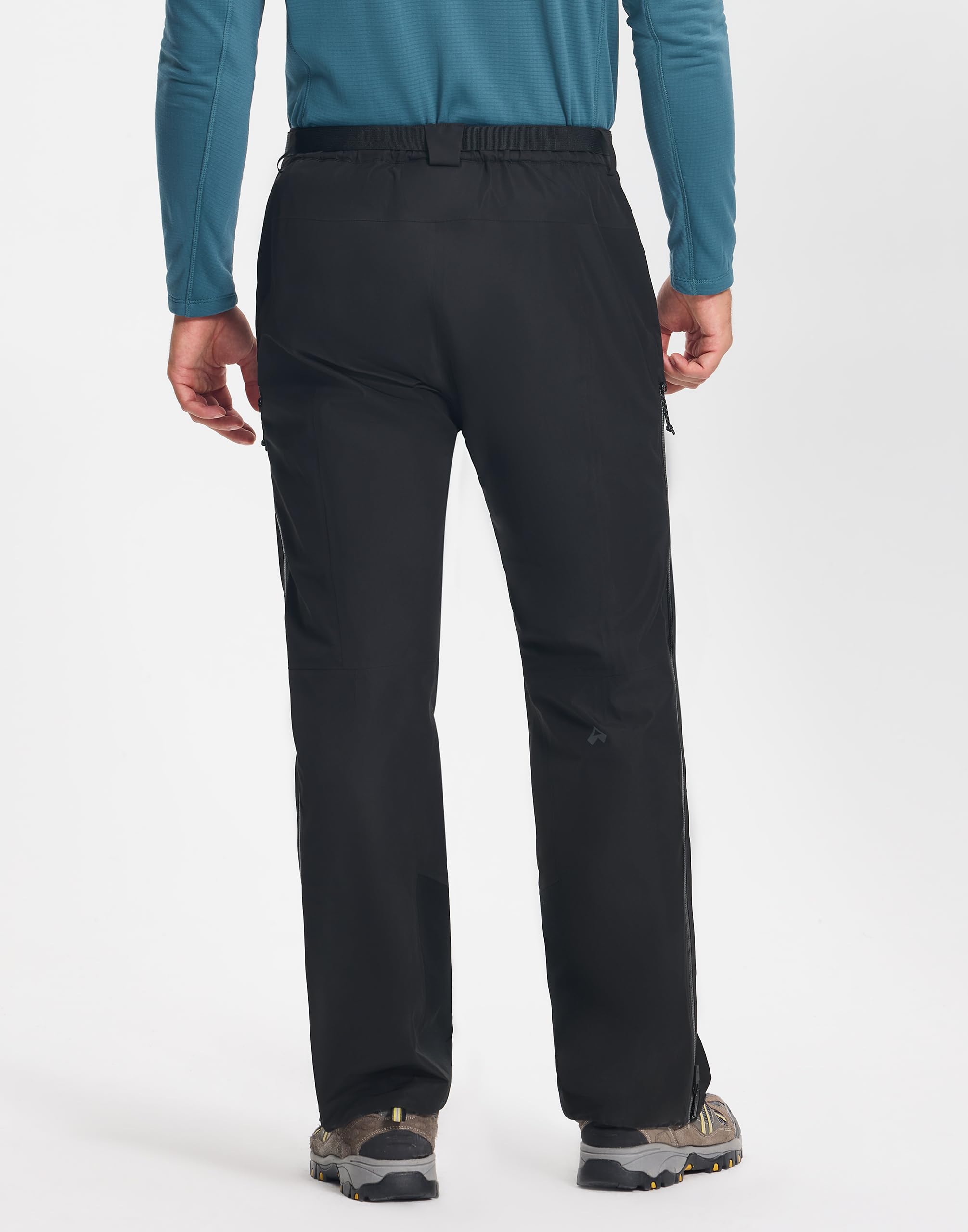 Pioneer Camp Herren Regenhose 3L Wasserdicht Atmungsaktiv Outdoorhose für Wandern Trekking Skifahren Bergsteigen