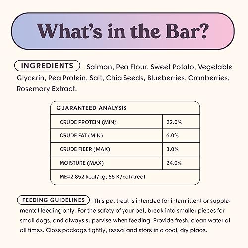 Miniatura 2 de Ride & Vibe - Golosinas para perros, cecina de salmón capturado en la naturaleza, barras de aperitivos, golosinas de entrenamiento para cachorros,