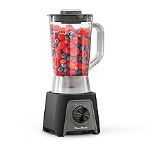 Moulinex Blendeo+, Frullatore da 1.5L con Lame Zelkrom e Smart Lock, Potenza di 450W, con 2 Velocità, Raffreddamento ad Aria, LM2C08F0