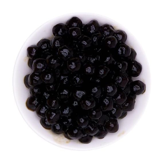 Li Cha Boba Tapioca Pearls (3kg/6.6lb Bag) | Topping for Bubble Milk Tea, Beverages & Desserts