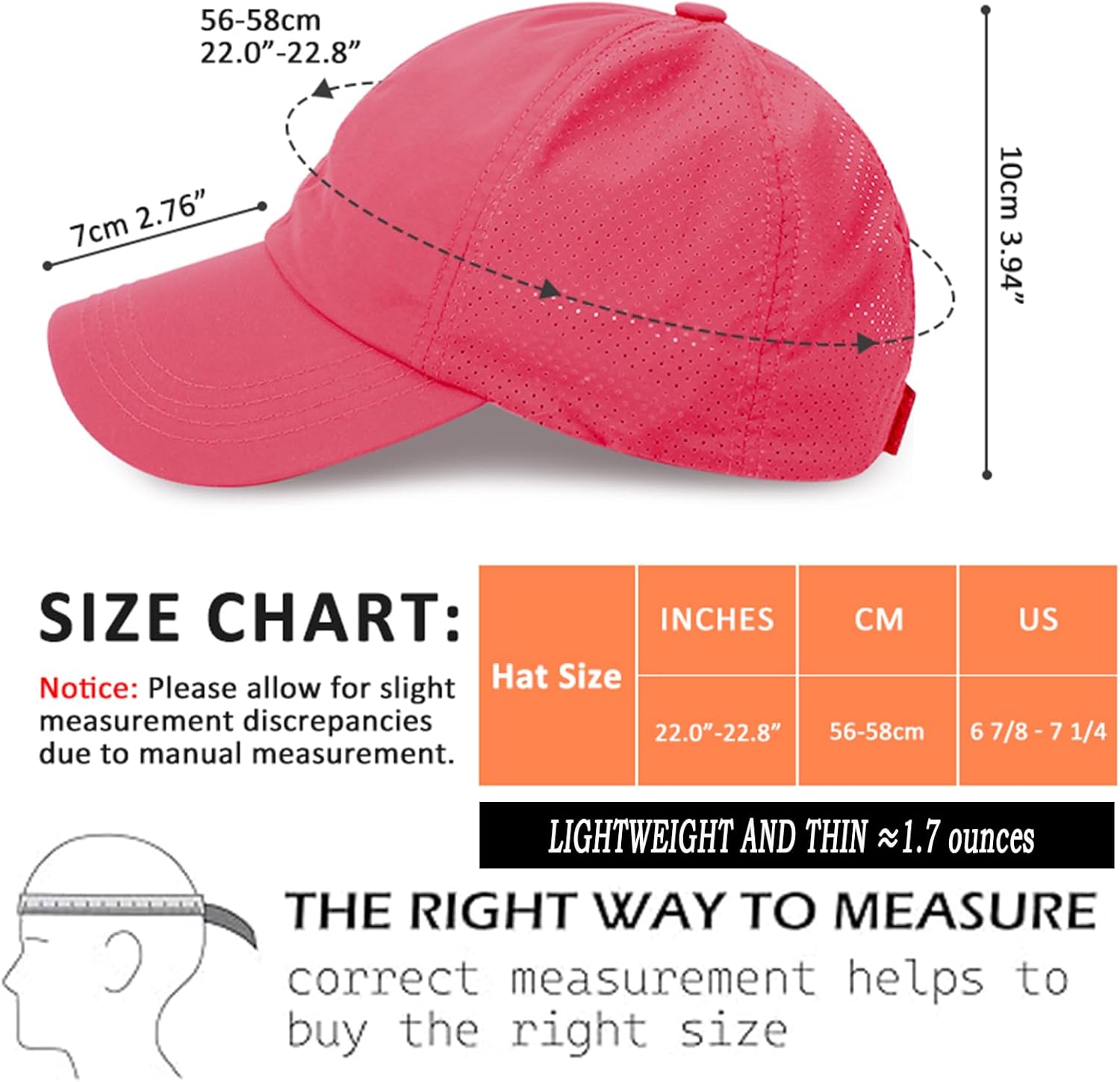Criss Cross Ponytail Baseball Cap for Women Adjustable High Messy Bun Trucker Hats Quick Drying Mesh PonyCap - Image 3