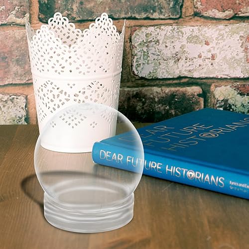 Miniatura 2 de IMIKEYA Globo de agua de Navidad, globo de agua, globo de plástico de Navidad con tapa de rosca, tarro de globo de agua rellenable transparente,