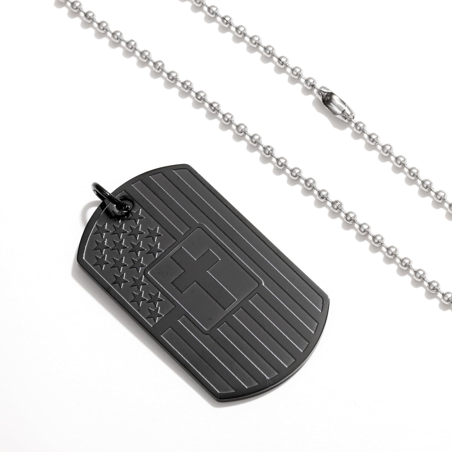Always remember I love you Motivational American Dog Tag Brother Necklace Inspirational Gifts for Brother from Sister - Image 3
