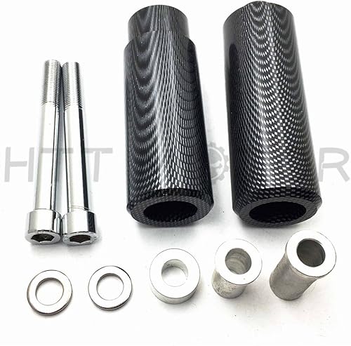 Miniatura 1 de HTTMT MT219-049-CN - Protector de choque deslizante de marco sin corte compatible con 2006-2011 FJR1300 FJR 1300 CARBON