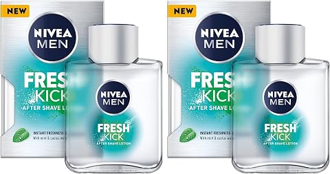 NIVEA Men Cool Kick Fresh Tıraş Sonrası Losyon 100 ml, Serinleten Ferahlık (2 paketi)