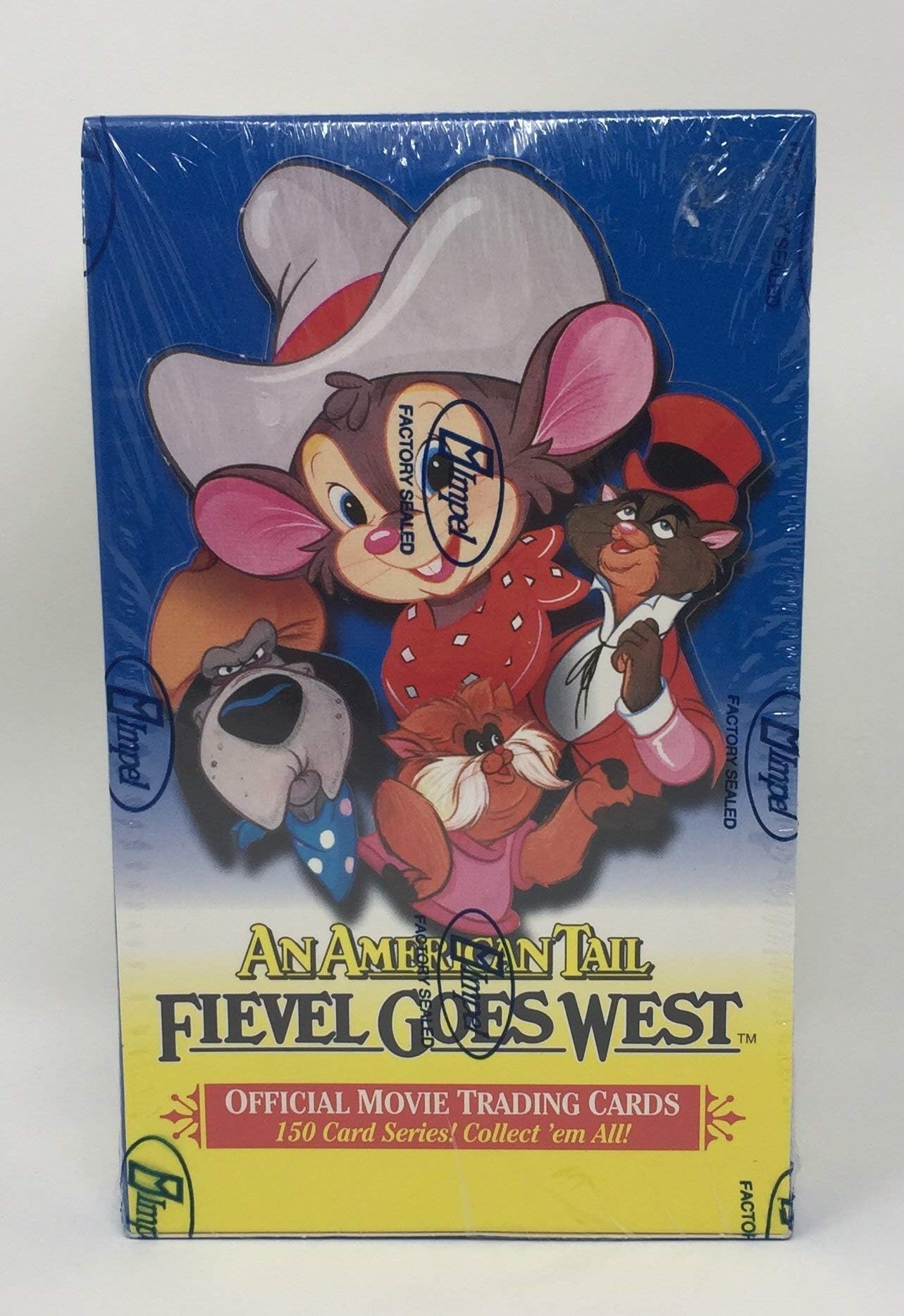 Impel an American Tail-Fievel Goes West Movie Trading Cards