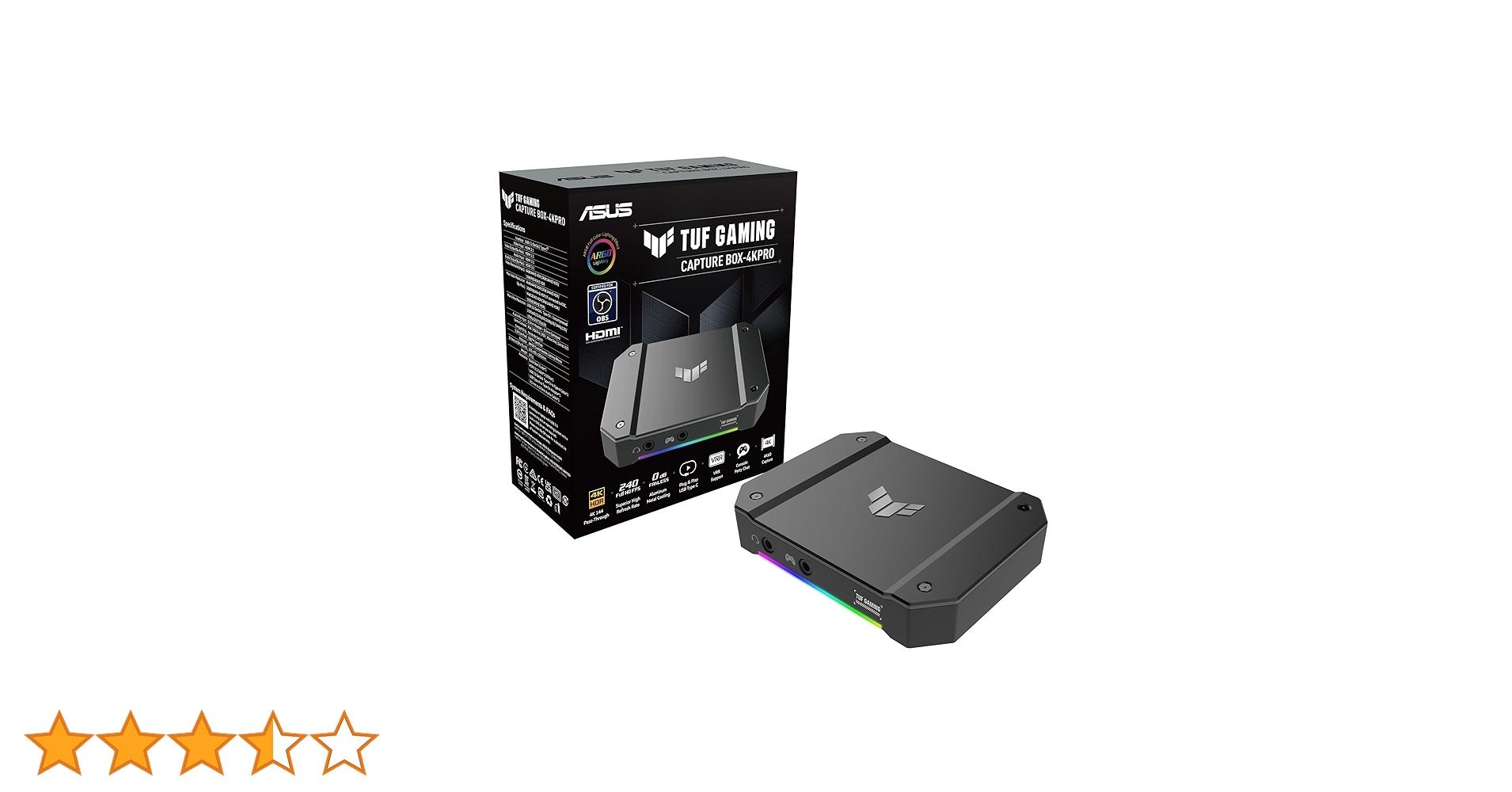 Amazon.co.jp: ASUS TUF Gaming Capture BOX-4KPRO (4K144