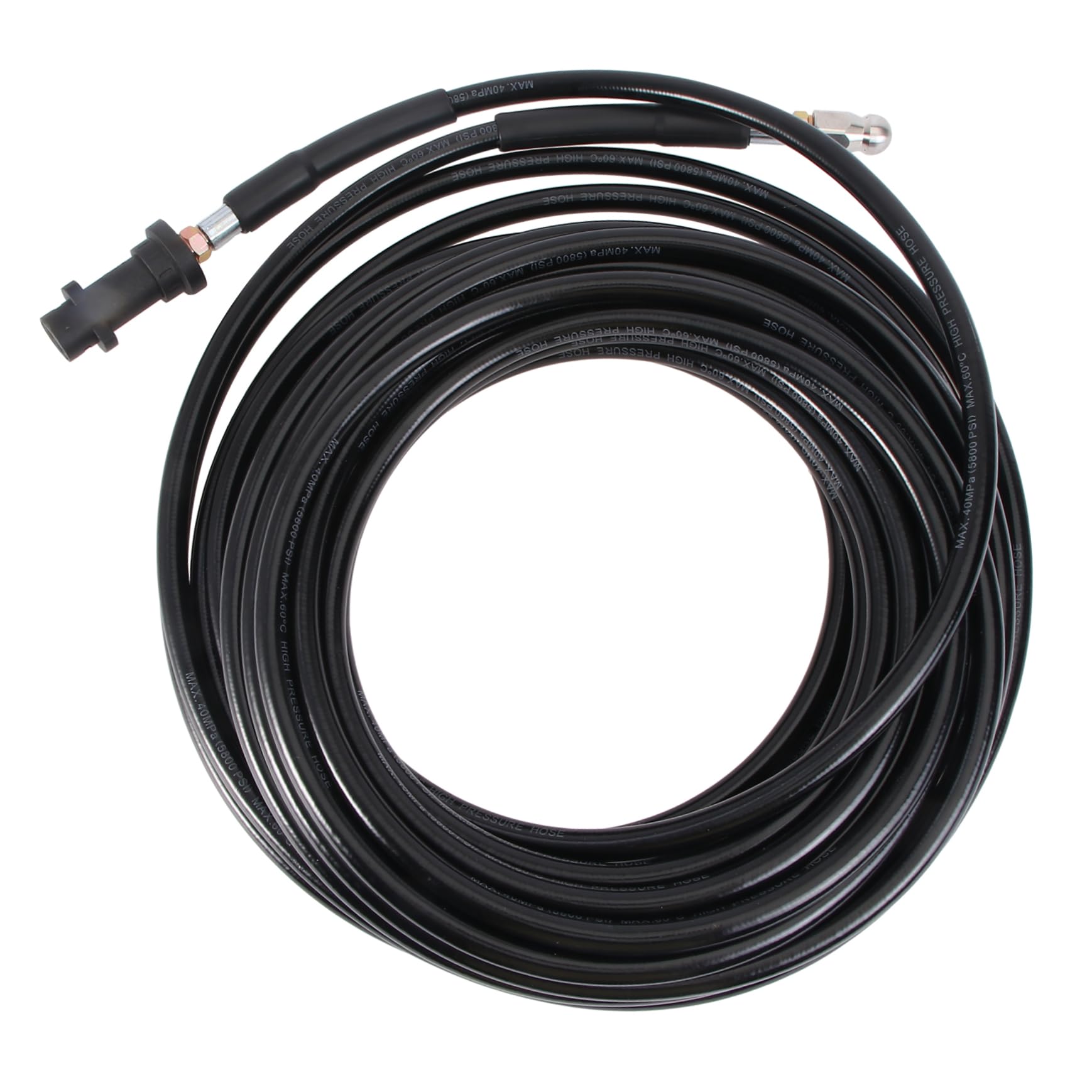 BESPORTBLE High Pressure Washer 15m Long Sewer Dredging Washing Hose Easy to Use for Washer Cleaning