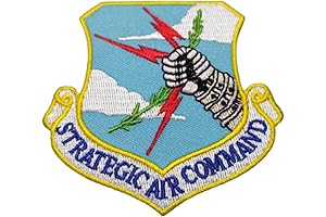 United States Air Force USAF Strategic Air Command Embroidered Patch, Iron-On