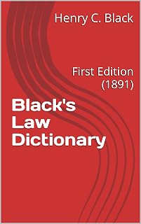 Black's Law Dictionary: First Edition (1891)