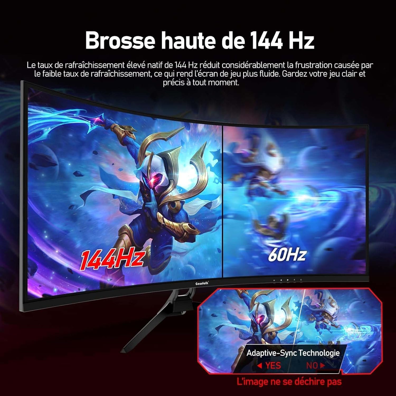 AOC CU34E4CW da 34 pollici UW-QHD Monitor curvo - Monitor - Immagine 3