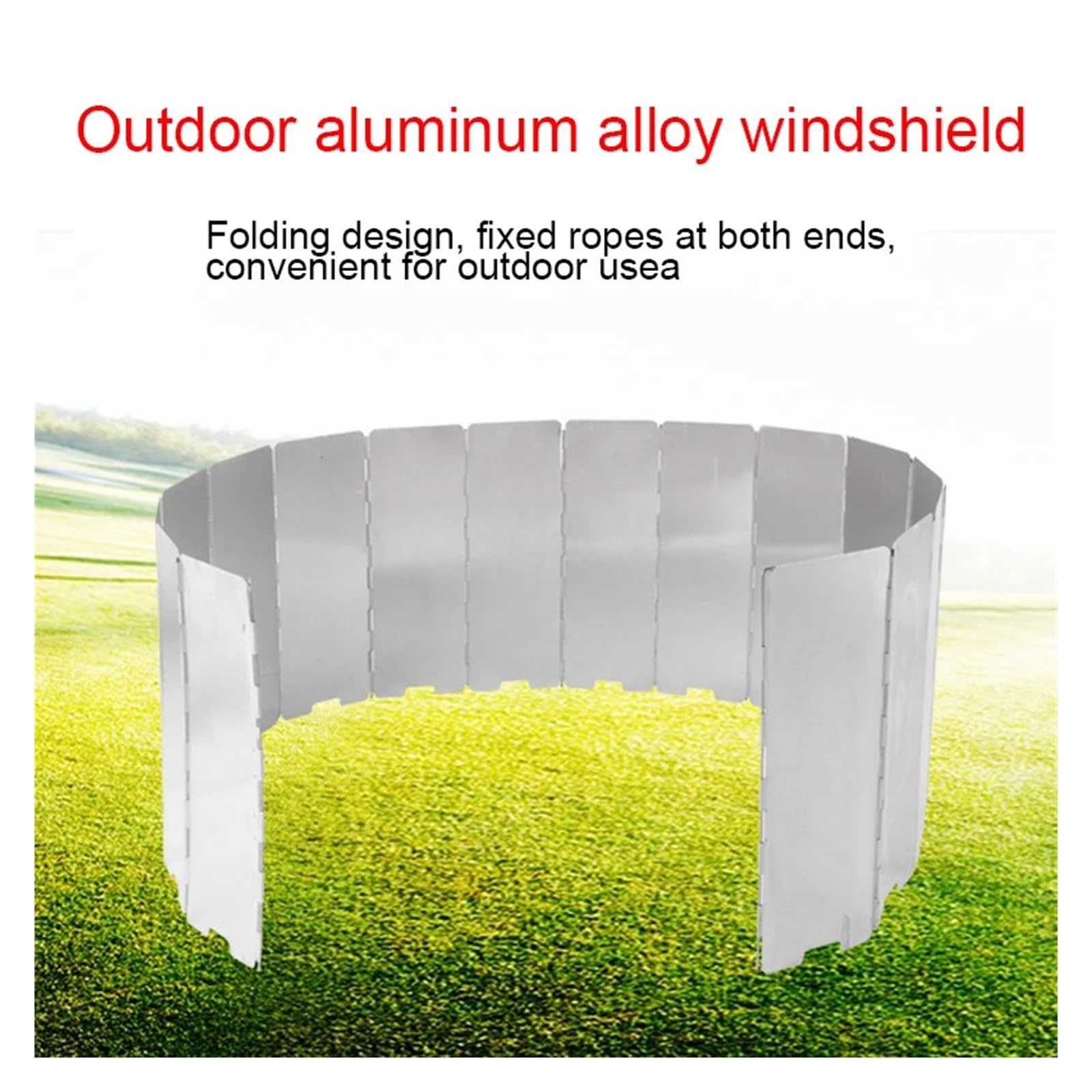 Paravientos para Hornillo de Camping Pantalla de protección contra el Viento for Estufa Gas, for Acampar al Aire Libre, Picnic, Cocina, Quemador, Pantalla a Prueba, aleación Aluminio