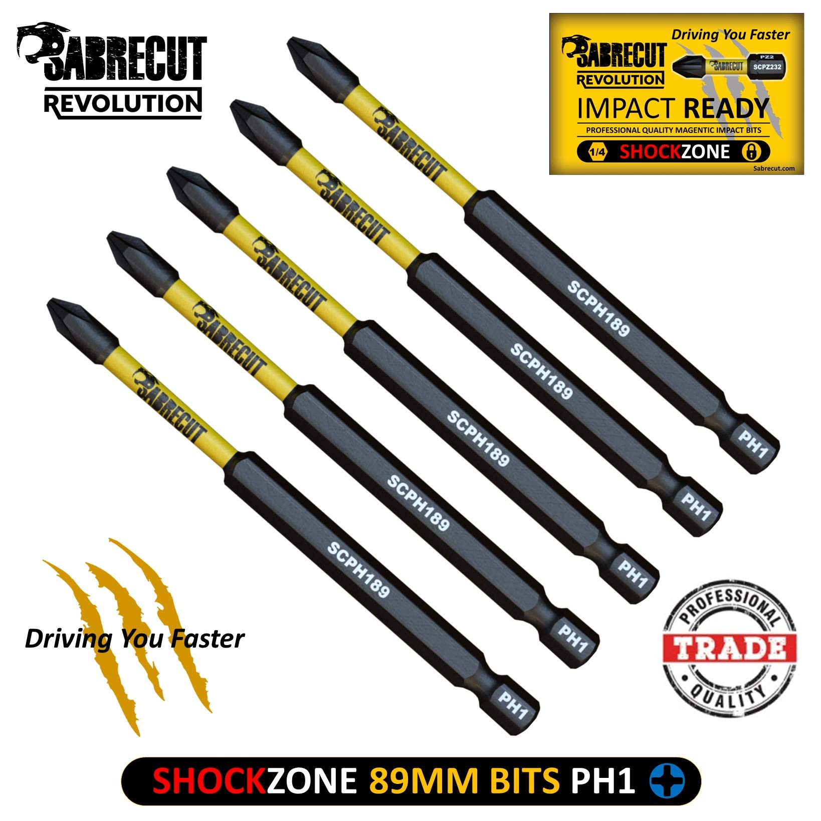 SET PUNTE CACCIAVITE magnetico PH2 livello professionale 6 pz punte