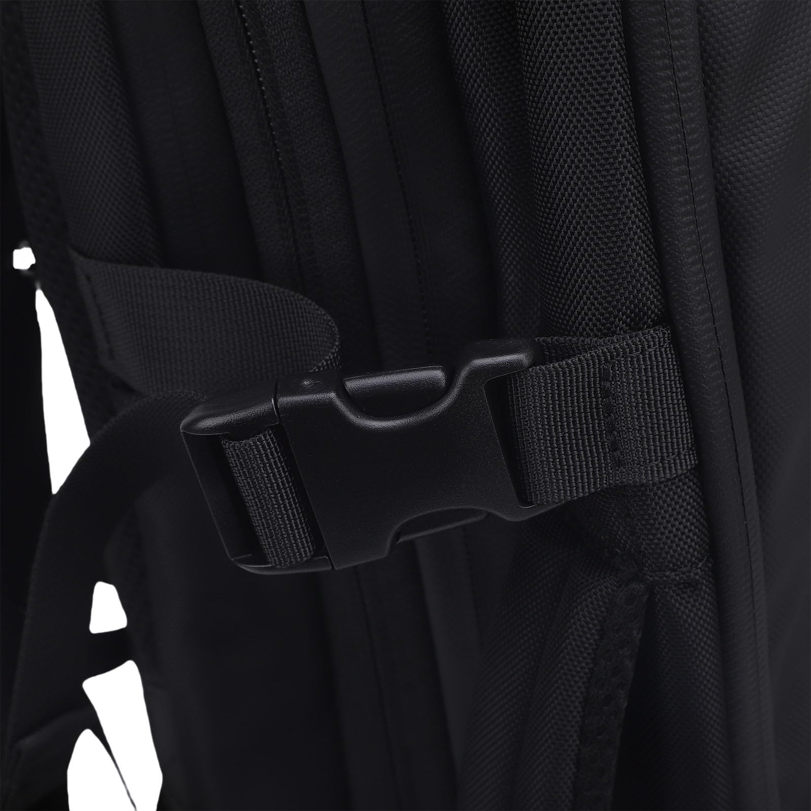 FTVOGUE Sac à Dos sous Vide avec Port de Chargement USB, Sac à Dos de Voyage à Compression Extensible Noir Résistant à la Pluie pour Les Affaires en Plein Air, 18,11 X 11,81 X 10,63 Pouces,