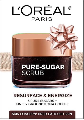 L'oreal Paris Skin Care Skincare Resurface and Energize Coffee Facial Scrub, 1.7 onzas