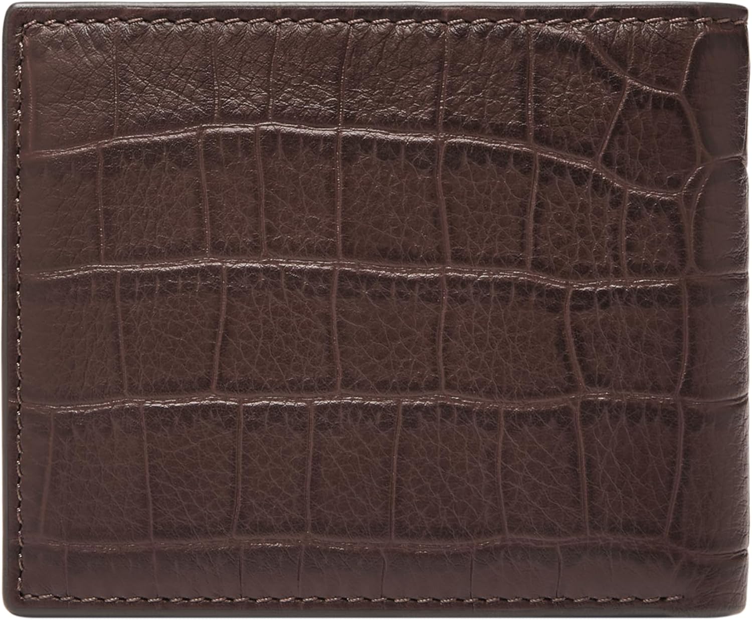 Fossil Men's Derrick Leather RFID-Blocking Bifold with Coin Pocket Wallet - Image 4